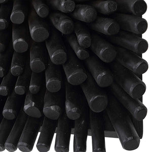 Portside Wood Wall Panel, Black - from framed art to mirrors, create a focal point in any room | Image 5 | InSTYLE Home & Rugs