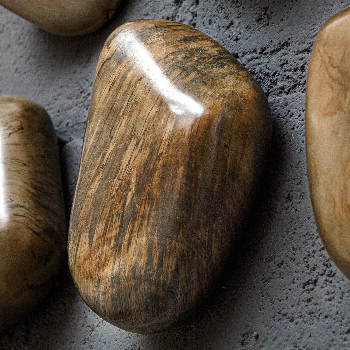 Pebbles Wood Wall Decor, Walnut, S/9 - transform your walls with stylish wall decor | Image 4 | InSTYLE Home & Rugs