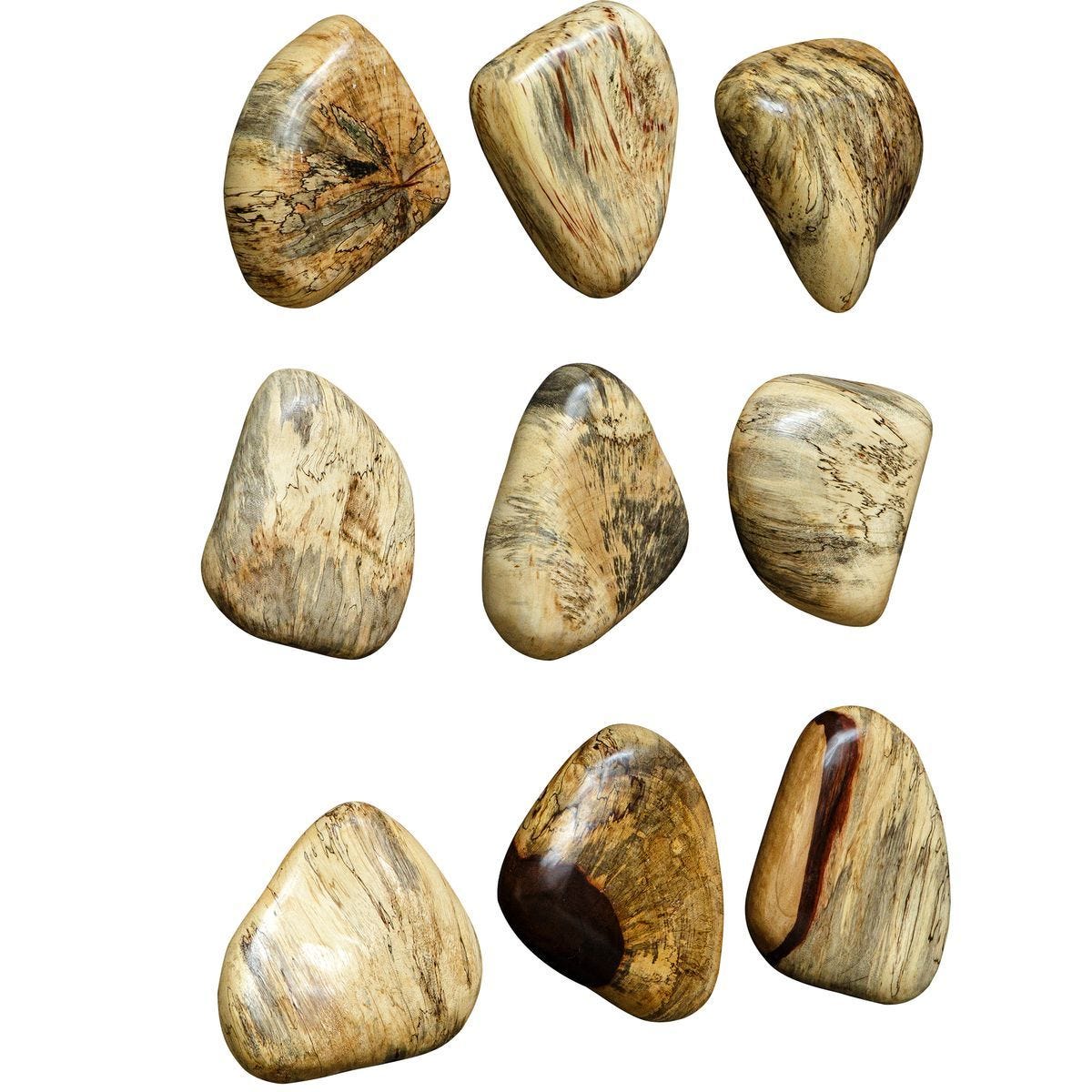 Pebbles Wood Wall Decor, Blonde, S/9 - from framed art to mirrors, create a focal point in any room | Image 3 | InSTYLE Home & Rugs