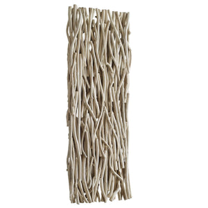 Gathered Teak Wood Wall Decor, Bleached - from framed art to mirrors, create a focal point in any room | Image 6 | InSTYLE Home & Rugs