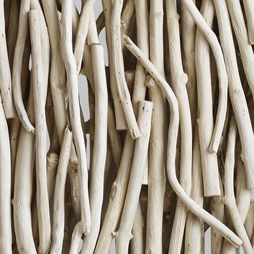 Gathered Teak Wood Wall Decor, Bleached - from framed art to mirrors, create a focal point in any room | Image 10 | InSTYLE Home & Rugs