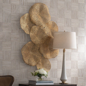 Ripley Metal Wall Decor, Gold - from framed art to mirrors, create a focal point in any room | Image 6 | InSTYLE Home & Rugs