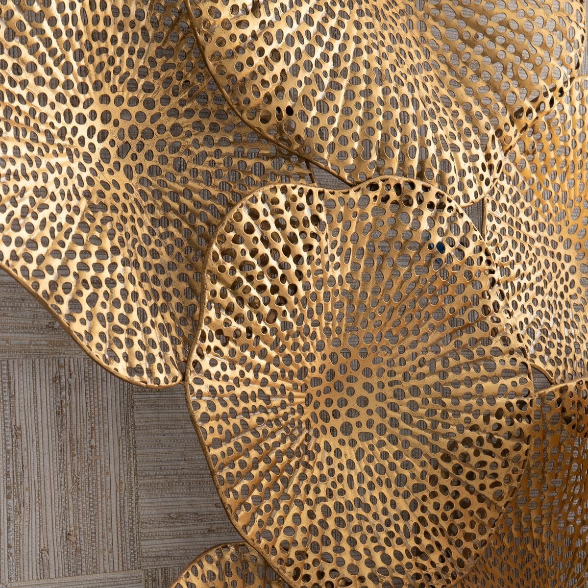 Ripley Metal Wall Decor, Gold - from framed art to mirrors, create a focal point in any room | Image 5 | InSTYLE Home & Rugs