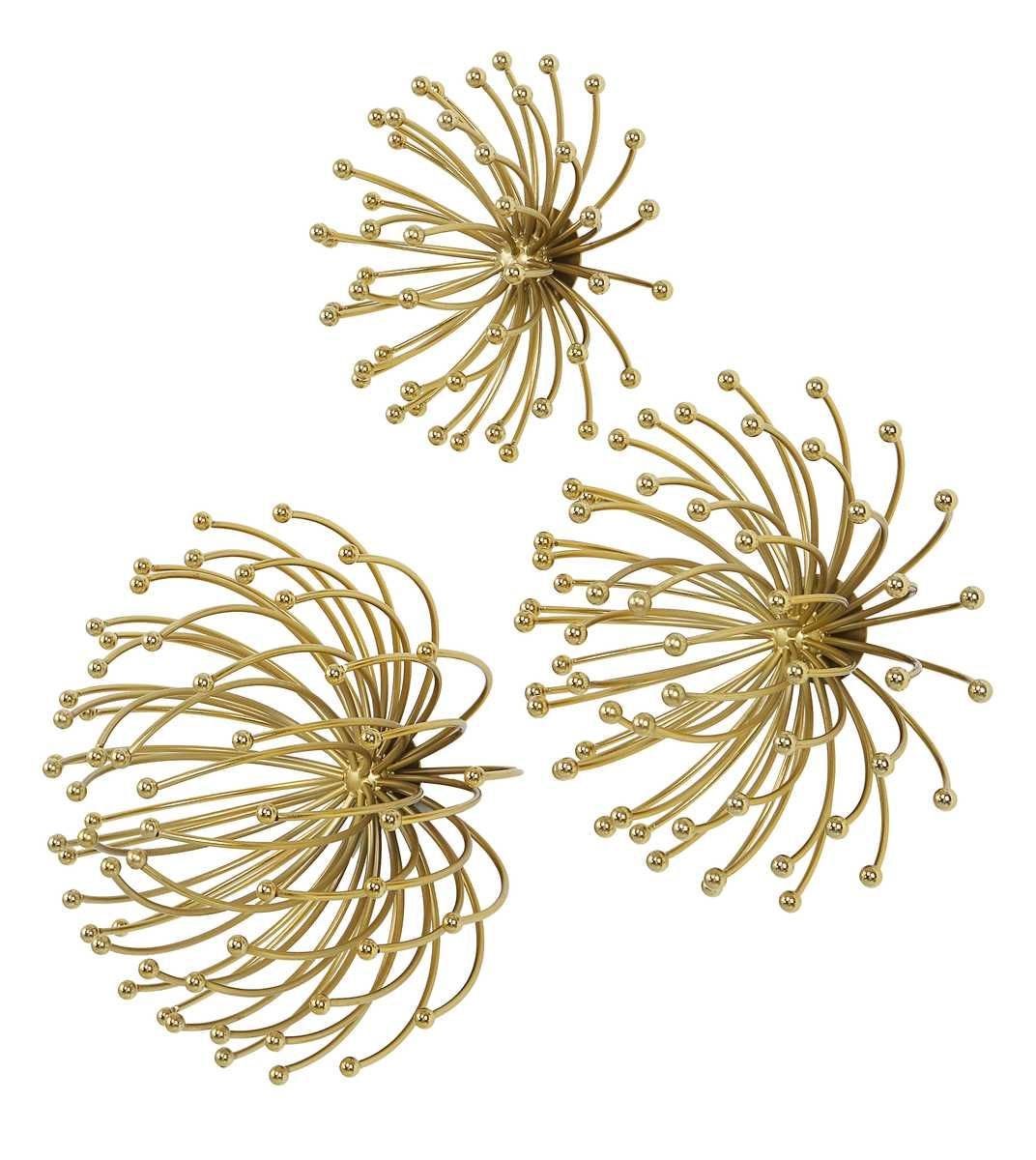 Aga Metal Wall Decor, S/3 - transform your walls with stylish wall decor | Image 4 | InSTYLE Home & Rugs