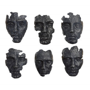 Self-Portrait Wall Decor, Gray, S/6 - transform your walls with stylish wall decor | Image 7 | InSTYLE Home & Rugs