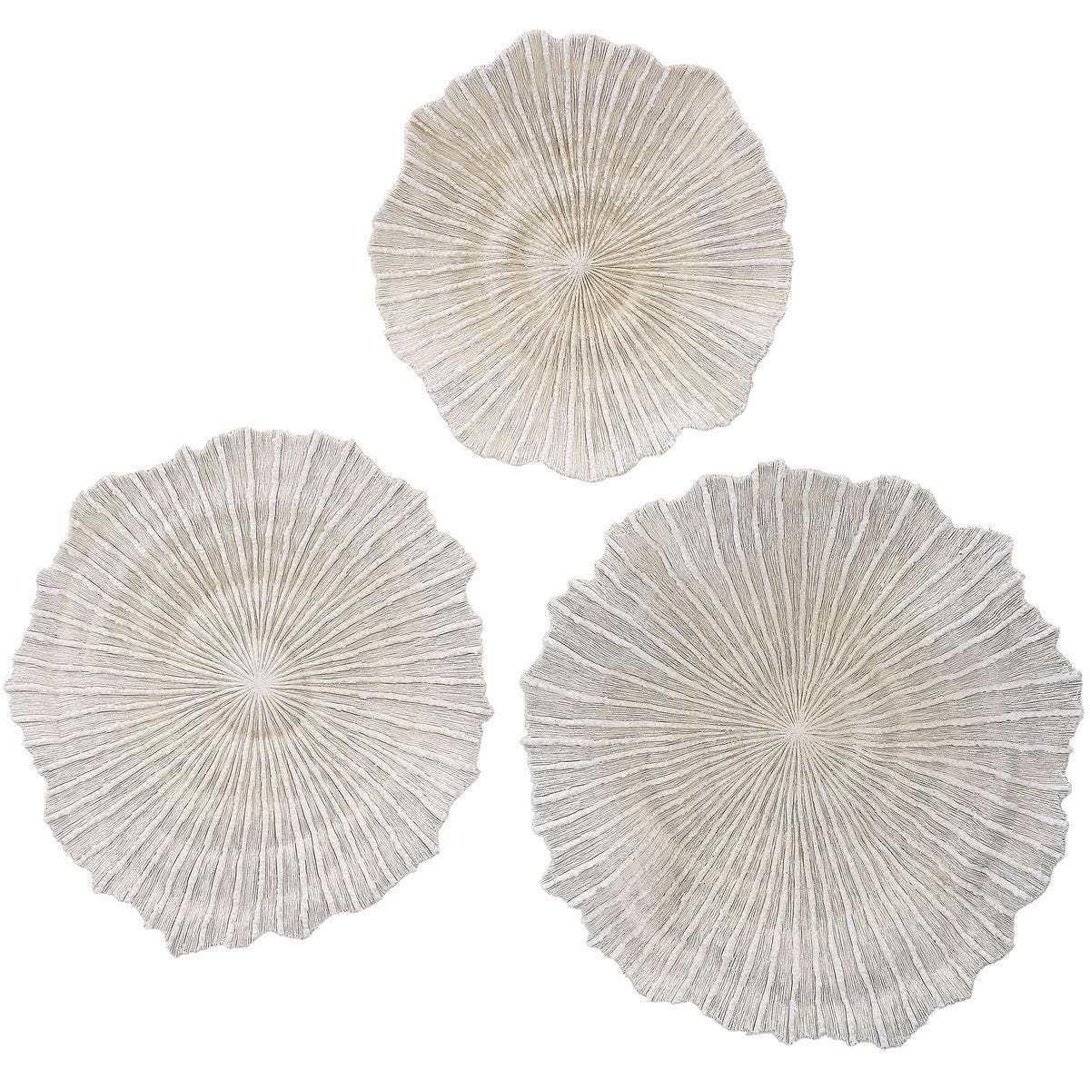 Ocean Gems Indoor-Outdoor Wall Decor, Natural, S/3 - from framed art to mirrors, create a focal point in any room | Image 3 | InSTYLE Home & Rugs