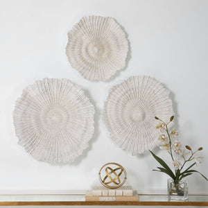 Ocean Gems Indoor-Outdoor Wall Decor, Natural, S/3 - from framed art to mirrors, create a focal point in any room | Image 5 | InSTYLE Home & Rugs