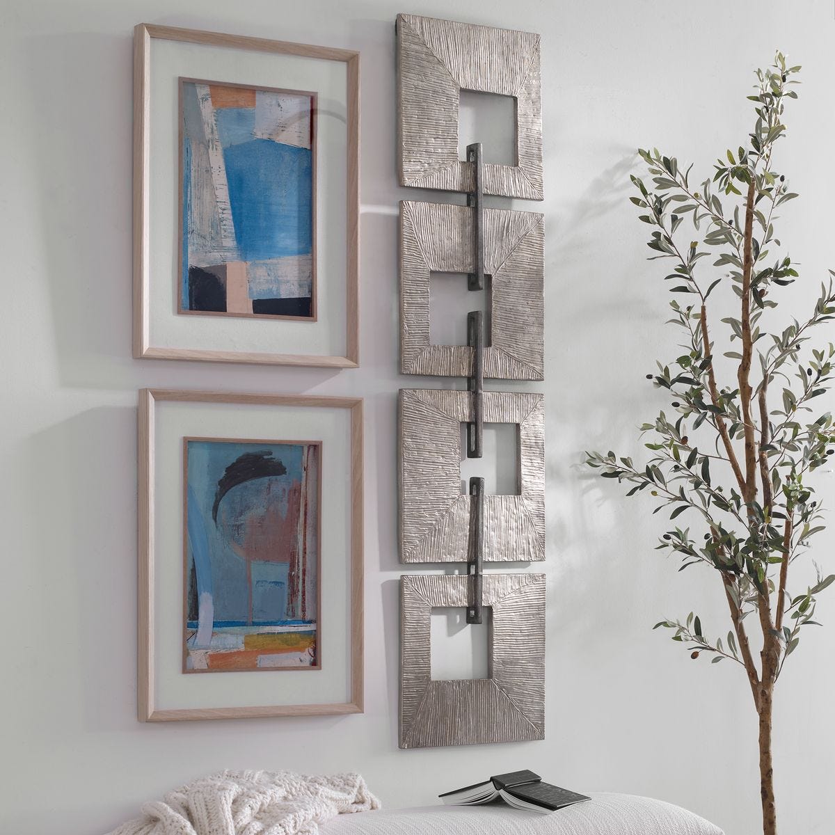 Linked Metal Wall Decor - transform your walls with stylish wall decor | Image 3 | InSTYLE Home & Rugs