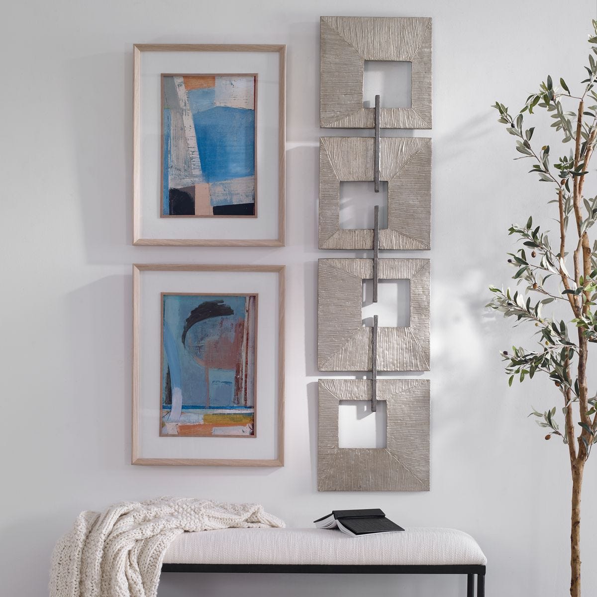 Linked Metal Wall Decor - transform your walls with stylish wall decor | Image 1 | InSTYLE Home & Rugs