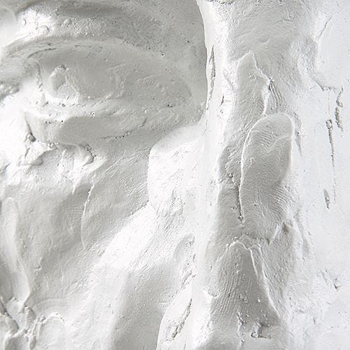 Self-Portrait Wall Decor, White, S/6 - transform your walls with stylish wall decor | Image 7 | InSTYLE Home & Rugs