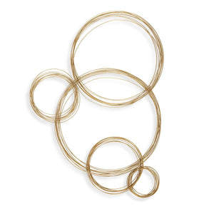 Golden Bubbles Metal Wall Decor - from framed art to mirrors, create a focal point in any room | Image 2 | InSTYLE Home & Rugs
