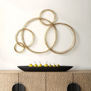Golden Bubbles Metal Wall Decor - from framed art to mirrors, create a focal point in any room | Image 1 | InSTYLE Home & Rugs
