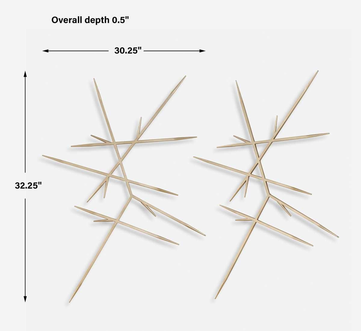 Fireworks Metal Wall Decor, S/2 - from framed art to mirrors, create a focal point in any room | Image 5 | InSTYLE Home & Rugs