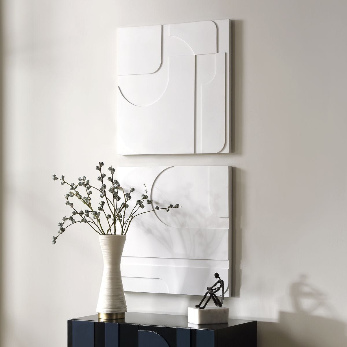 Contours Wood Wall Decor, S/2 - find the perfect pieces to complement your interior design | Image 3 | InSTYLE Home & Rugs