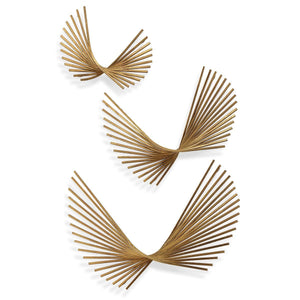 Coreograph Metal Wall Decor, S/3 - transform your walls with stylish wall decor | Image 2 | InSTYLE Home & Rugs