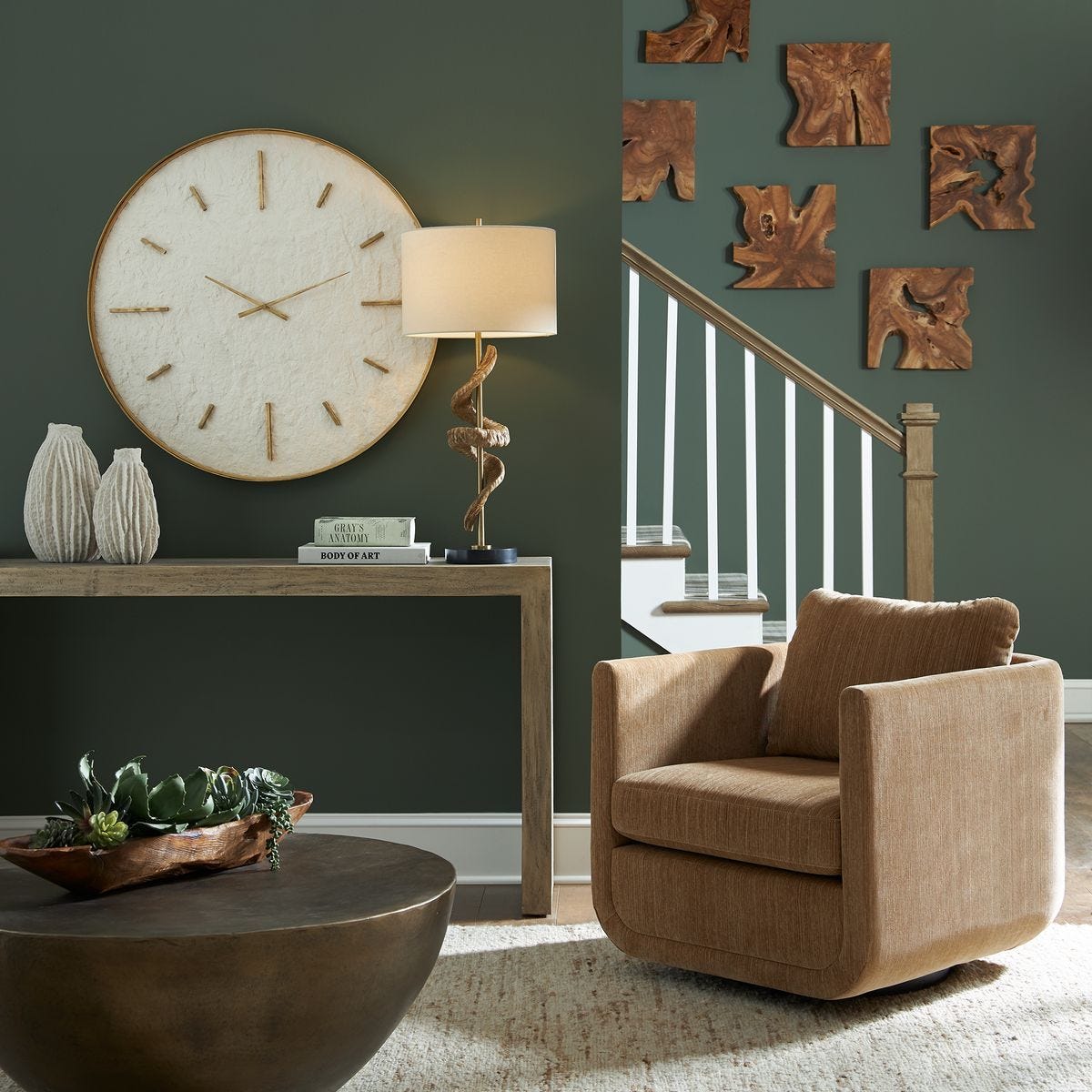 Talia Indoor-Outdoor Wood Wall Decor, S/9 - from framed art to mirrors, create a focal point in any room | Image 6 | InSTYLE Home & Rugs