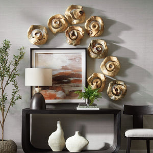 Corkscrew Wood Wall Decor, S/9 - from framed art to mirrors, create a focal point in any room | Image 1 | InSTYLE Home & Rugs