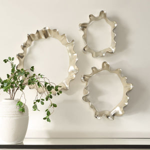 Ripple Effect Wall Decor, S/3 - find the perfect pieces to complement your interior design | Image 3 | InSTYLE Home & Rugs