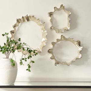 Ripple Effect Wall Decor, S/3 - find the perfect pieces to complement your interior design | Image 1 | InSTYLE Home & Rugs