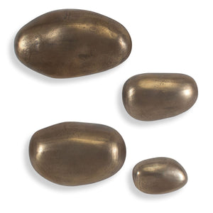 Set in Stone Indoor-Outdoor Wall Decor, S/4 - transform your walls with stylish wall decor | Image 1 | InSTYLE Home & Rugs