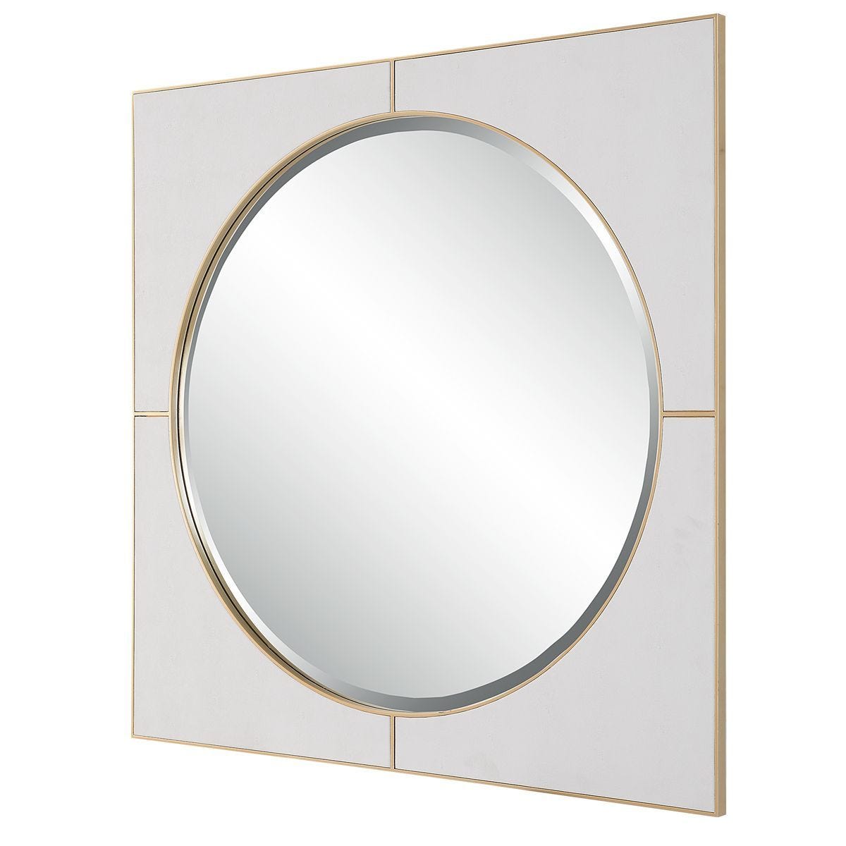 Cyprus Square Mirror, White - elegant and functional accent pieces for any room | Image 3 | InSTYLE Home & Rugs