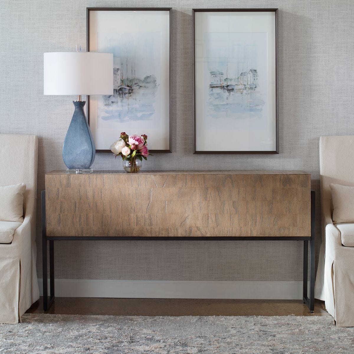 Nevis Console Table - perfect for hallway decor | Image 2 | InSTYLE Home & Rugs