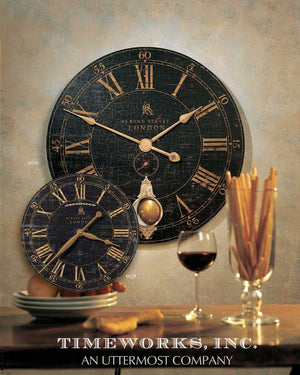 Bond Street 30" Wall Clock - find the perfect pieces to complement your interior design | Image 3 | InSTYLE Home & Rugs