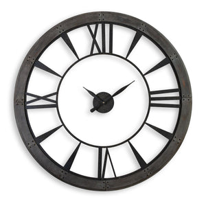 Ronan Large Wall Clock - find the perfect pieces to complement your interior design | Image 2 | InSTYLE Home & Rugs