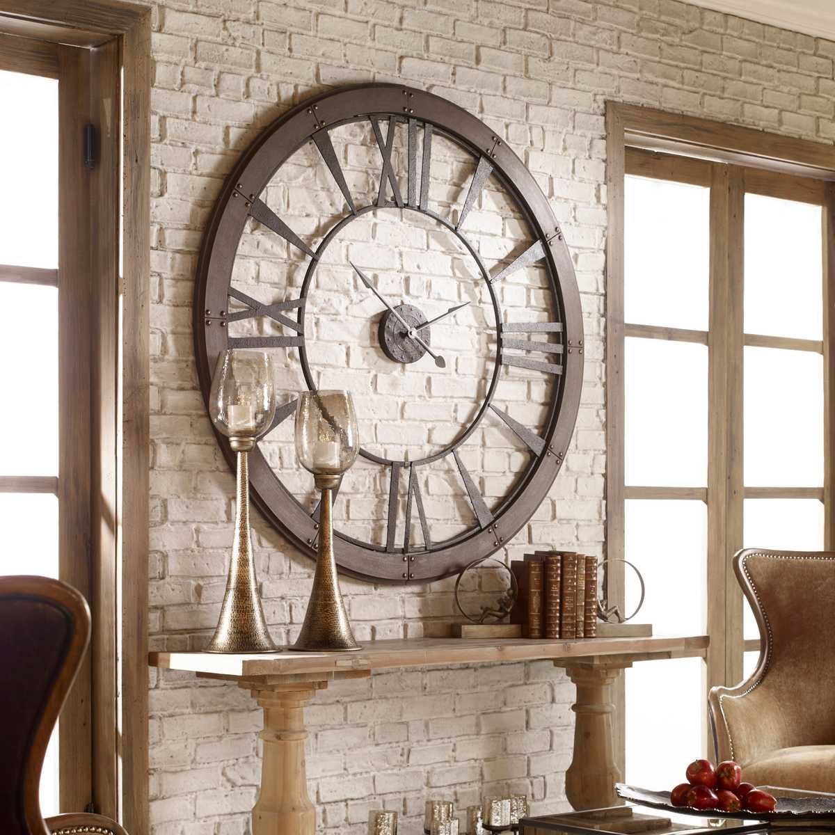 Ronan Large Wall Clock - find the perfect pieces to complement your interior design | Image 3 | InSTYLE Home & Rugs
