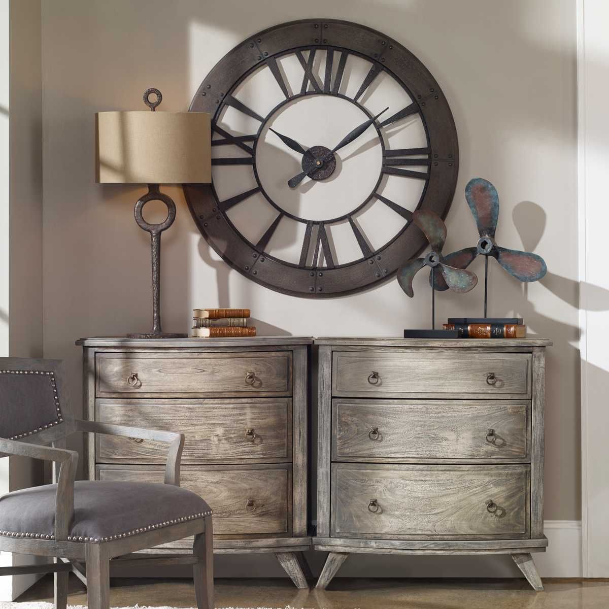 Ronan Wall Clock - find the perfect pieces to complement your interior design | Image 3 | InSTYLE Home & Rugs