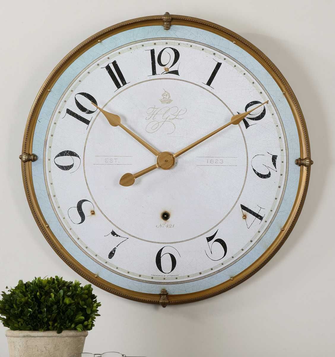 Torriana Wall Clock - transform your walls with stylish wall decor | Image 1 | InSTYLE Home & Rugs