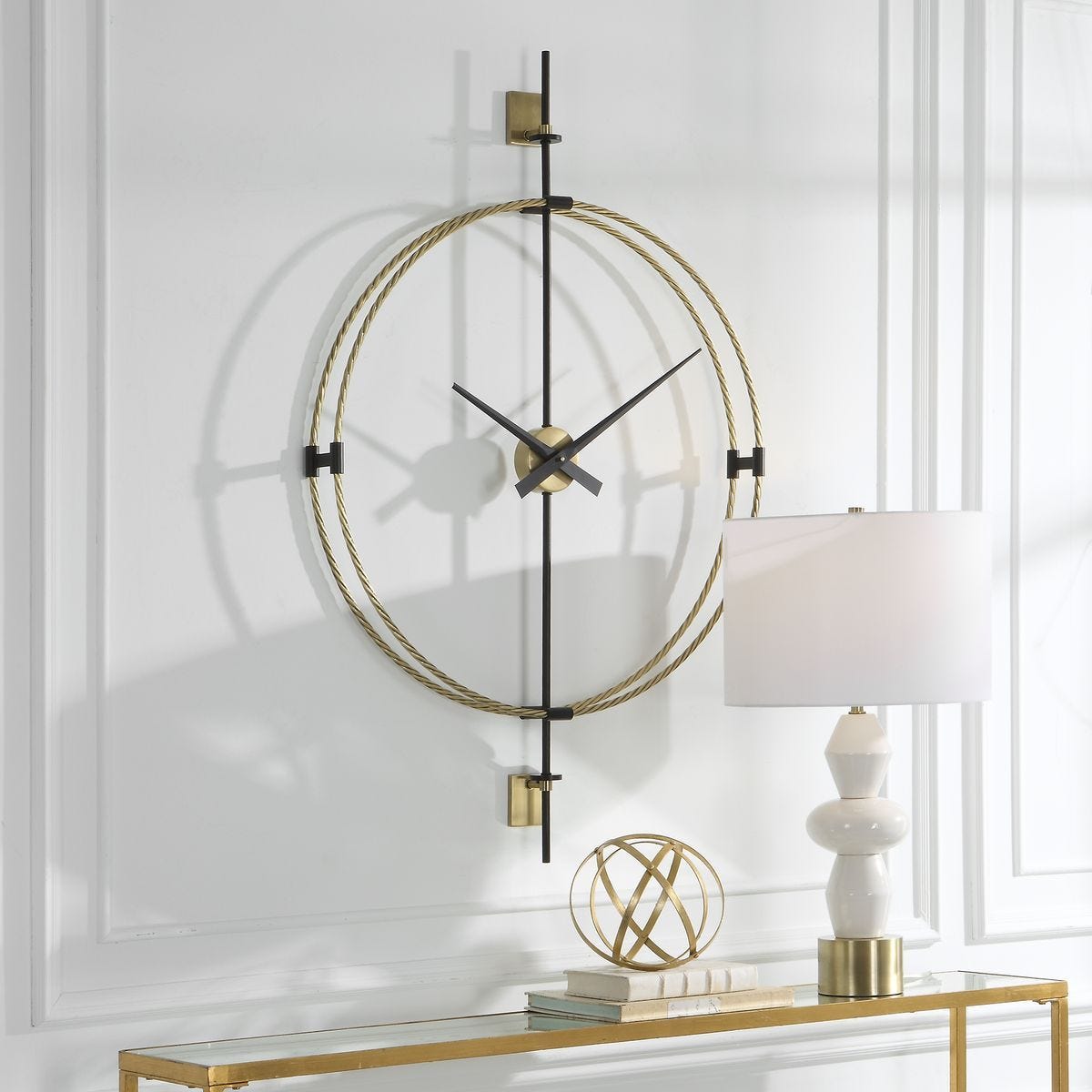 Time Flies Wall Clock - find the perfect pieces to complement your interior design | Image 6 | InSTYLE Home & Rugs