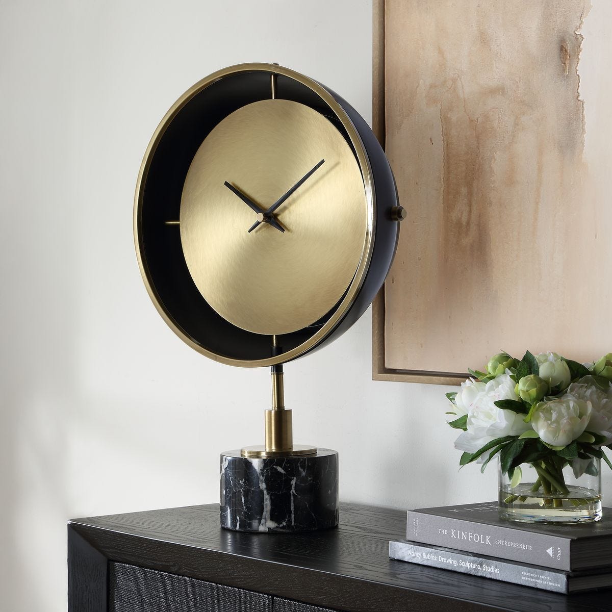 Velar Table Clock - modern accessories for a personalized living space | Image 3 | InSTYLE Home & Rugs