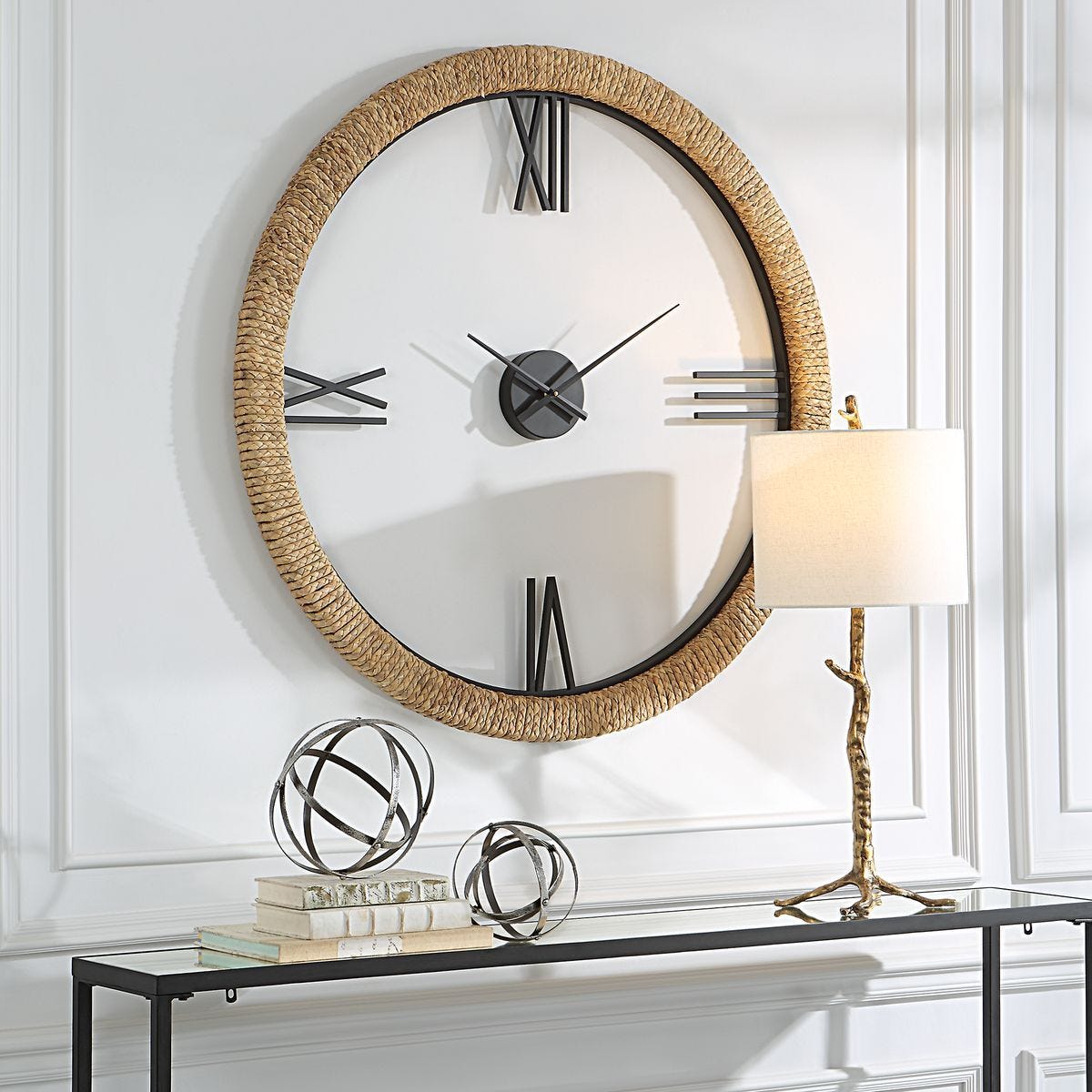 Montecito Wall Clock - find the perfect pieces to complement your interior design | Image 5 | InSTYLE Home & Rugs