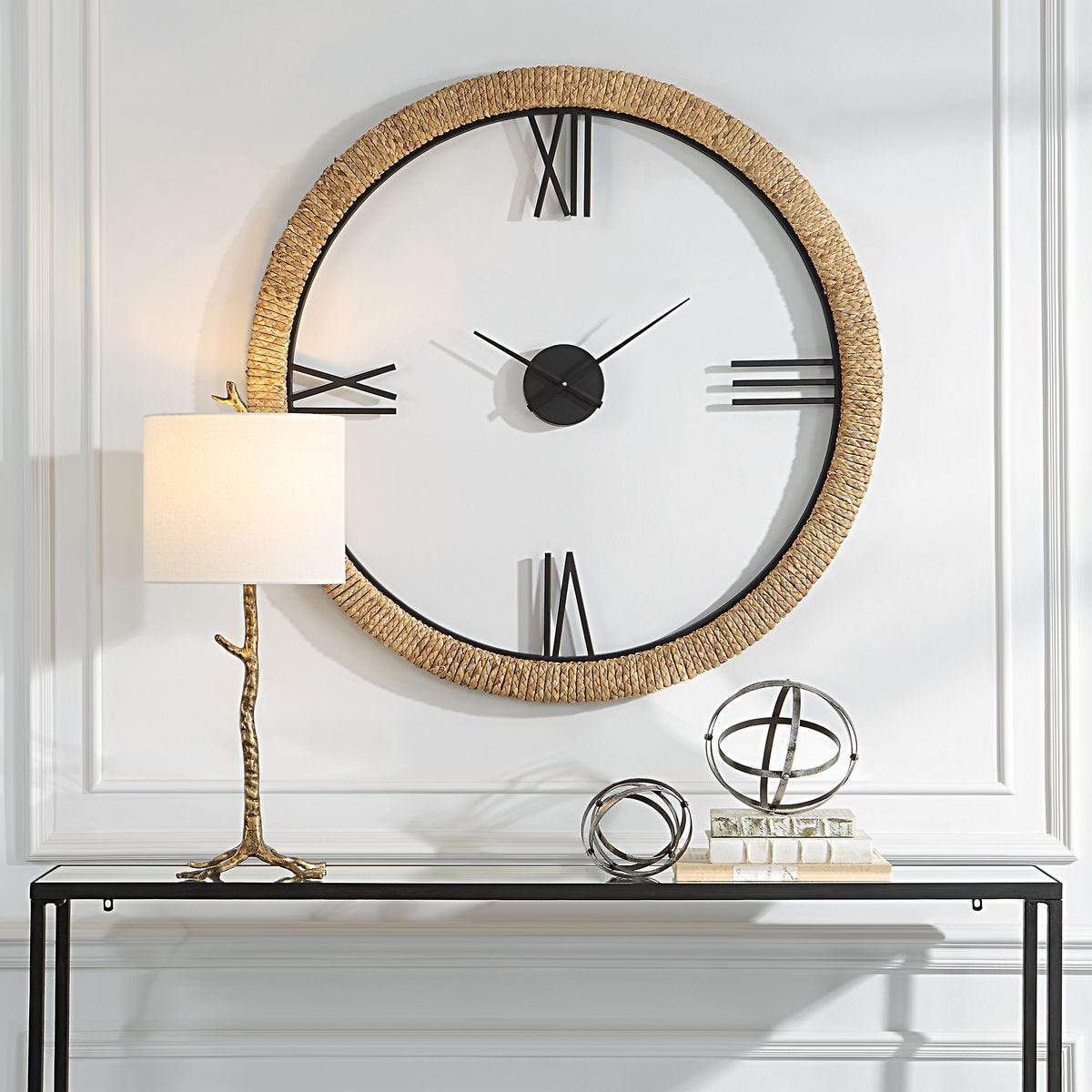 Montecito Wall Clock - find the perfect pieces to complement your interior design | Image 1 | InSTYLE Home & Rugs