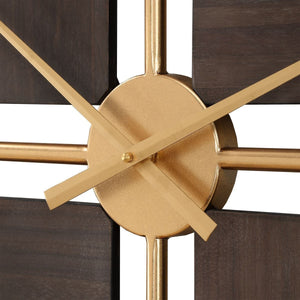 Walnut Elegance, Clock - transform your walls with stylish wall decor | Image 5 | InSTYLE Home & Rugs