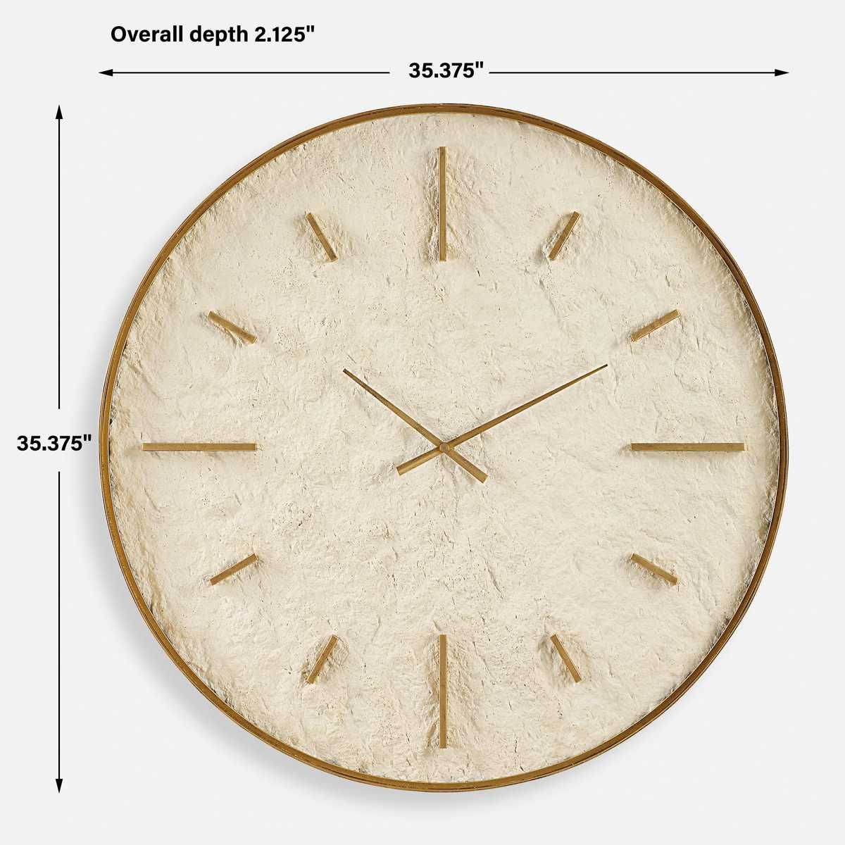 Stone Serenity, Clock - transform your walls with stylish wall decor | Image 7 | InSTYLE Home & Rugs