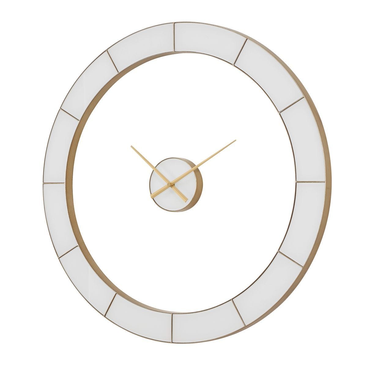 Ivory Halo Wall Clock - find the perfect pieces to complement your interior design | Image 4 | InSTYLE Home & Rugs