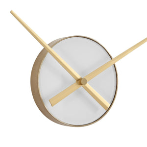 Ivory Halo Wall Clock - find the perfect pieces to complement your interior design | Image 6 | InSTYLE Home & Rugs
