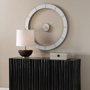 Ivory Halo Wall Clock - find the perfect pieces to complement your interior design | Image 3 | InSTYLE Home & Rugs