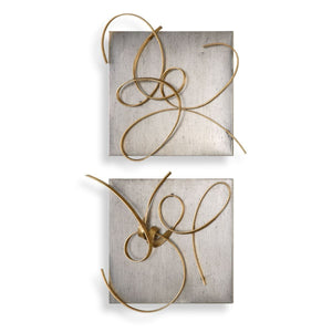 Harmony Metal Wall Decor, S/2 - transform your walls with stylish wall decor | Image 2 | InSTYLE Home & Rugs