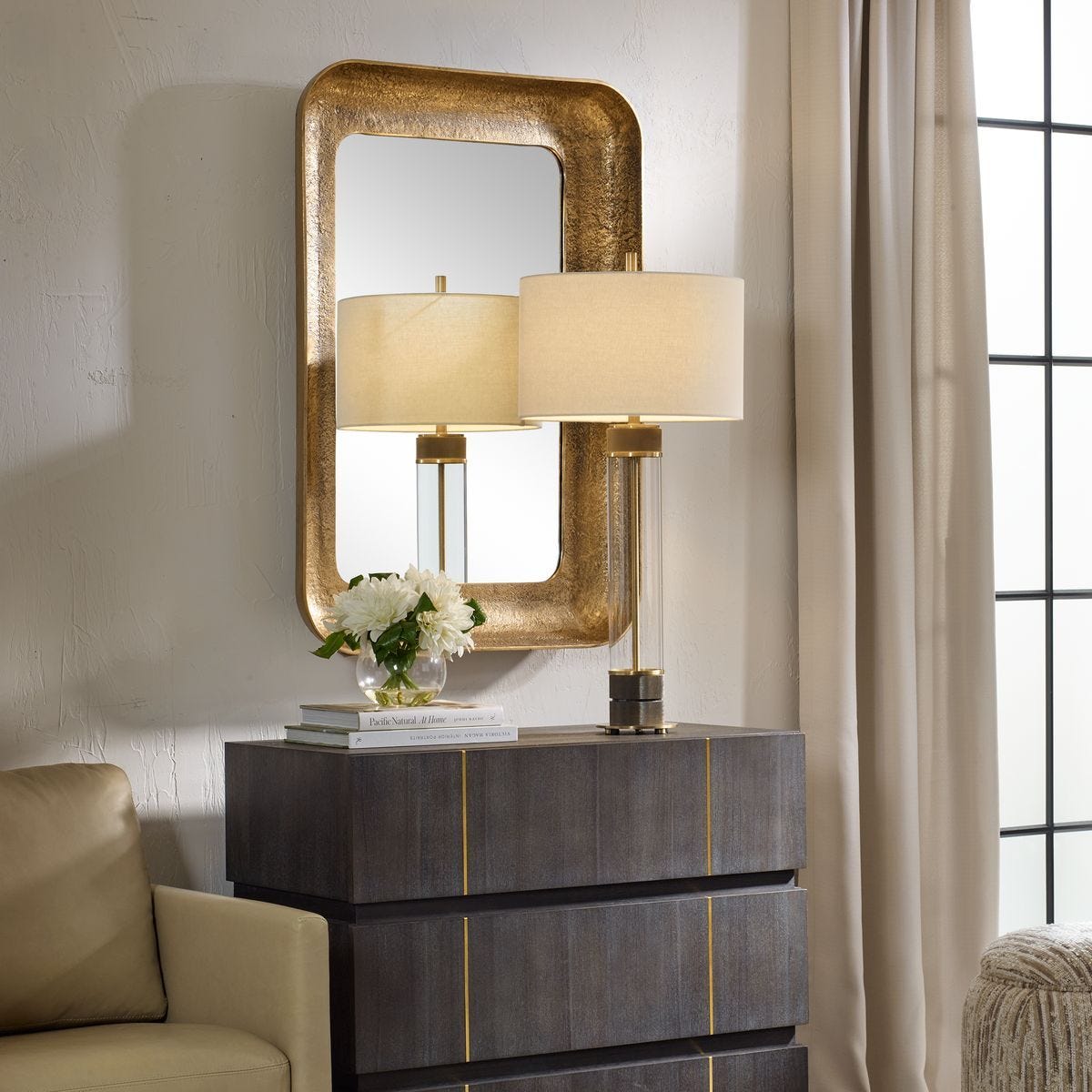 Alvaro Mirror - perfect for enhancing light and creating a sense of space | Image 3 | InSTYLE Home & Rugs