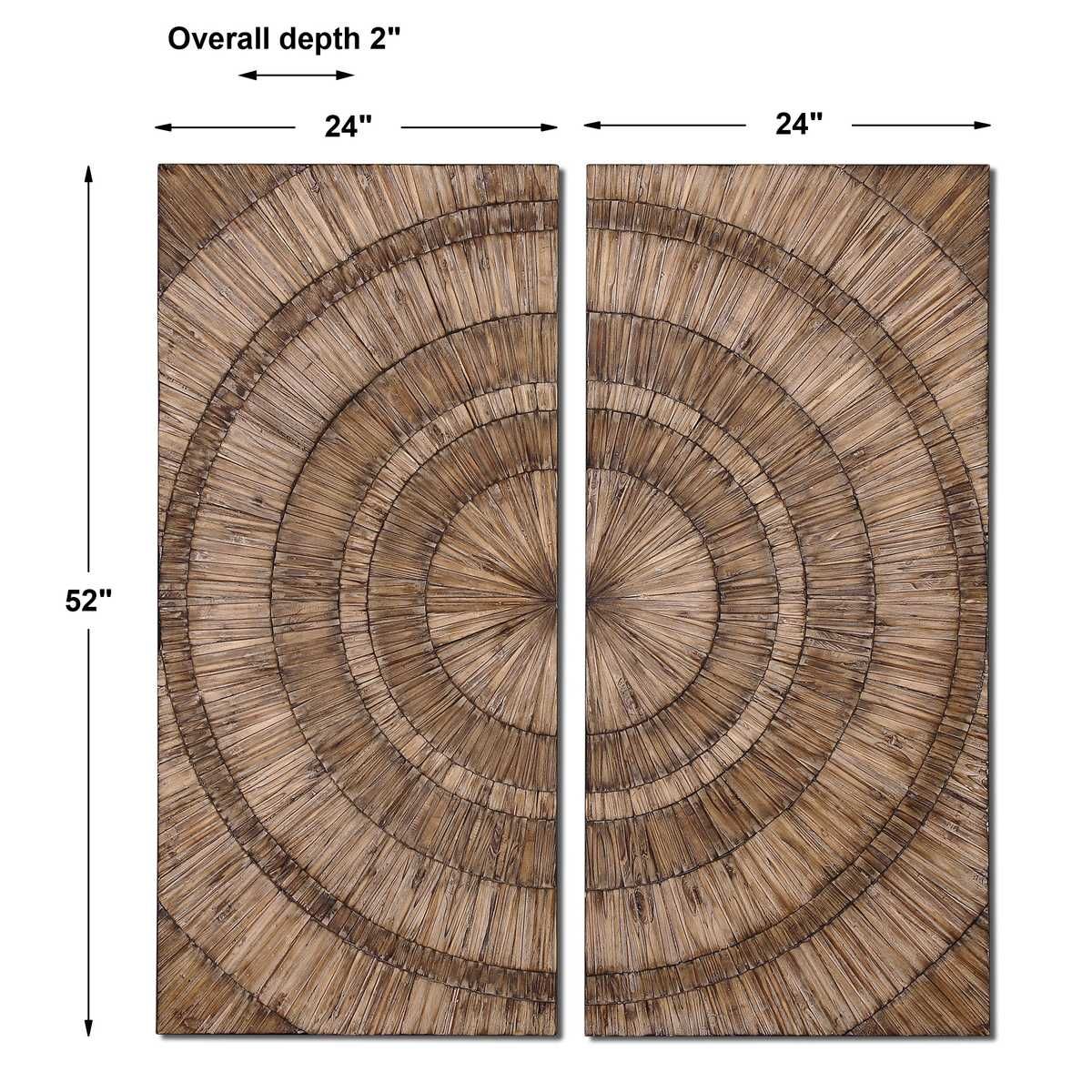 Lanciano Wood Wall Panels, S/2 - transform your walls with stylish wall decor | Image 4 | InSTYLE Home & Rugs