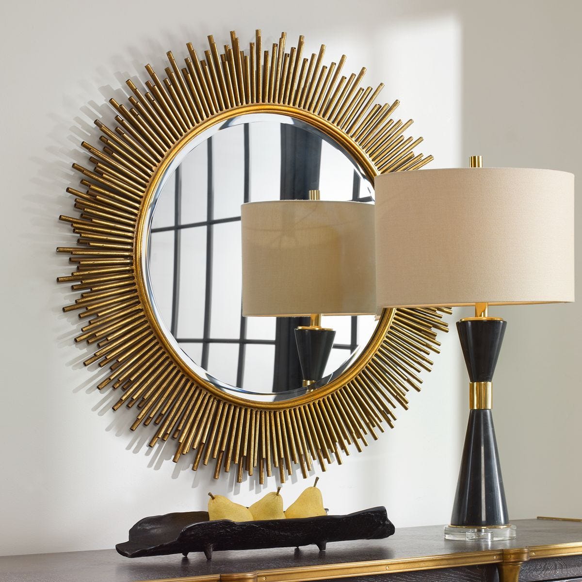 Marlo Round Mirror - elegant and functional accent pieces for any room | Image 1 | InSTYLE Home & Rugs