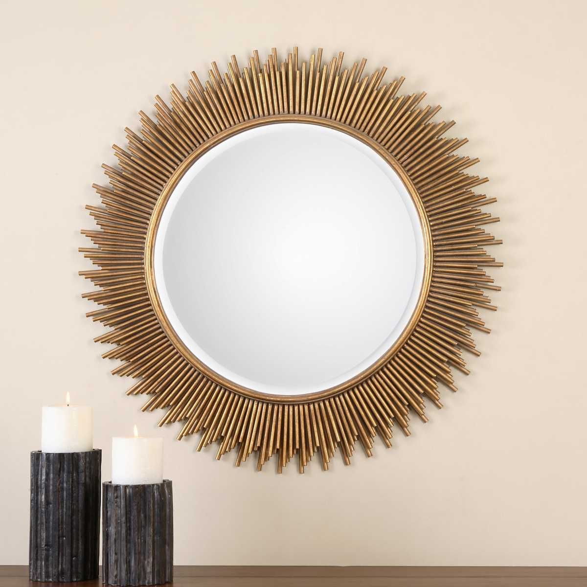 Marlo Round Mirror - elegant and functional accent pieces for any room | Image 3 | InSTYLE Home & Rugs
