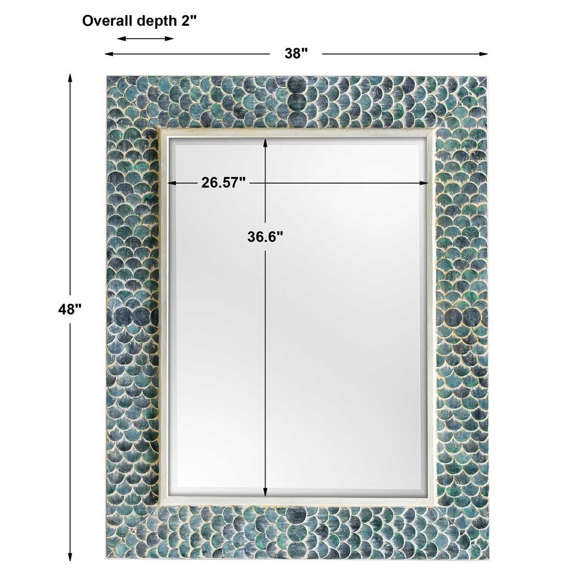Makaria Mirror - perfect for enhancing light and creating a sense of space | Image 5 | InSTYLE Home & Rugs