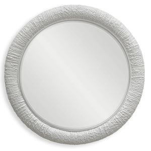 Mariner Round Mirror, White - elegant and functional accent pieces for any room | Image 2 | InSTYLE Home & Rugs