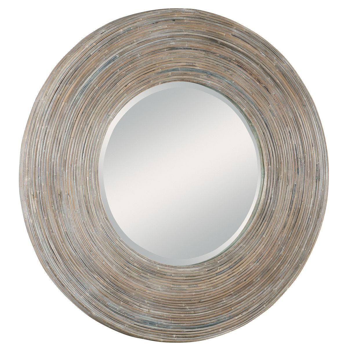 Vortex Round Mirror - perfect for enhancing light and creating a sense of space | Image 4 | InSTYLE Home & Rugs