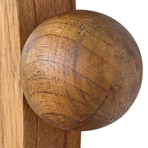 Cyra Wood Round Mirror, Walnut - perfect for enhancing light and creating a sense of space | Image 9 | InSTYLE Home & Rugs