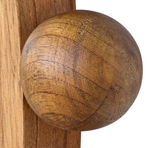 Cyra Wood Round Mirror, Walnut - perfect for enhancing light and creating a sense of space | Image 9 | InSTYLE Home & Rugs